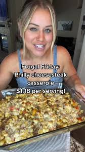 Frugal Friday: $1.18 per serving Philly Cheesesteak Casserole at Ralph's!  @Kroger #kroger #ad #cheaprecipe #easyrecipe #foodie #foodtiktok  #learnontiktok