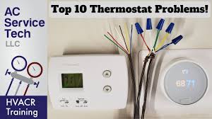 Check the circuit control boards in the furnace/air handler for flashing led codes that indicate the problem with the use of a code key on or near the. Top 10 Thermostat Related Problems Heat And Ac Youtube