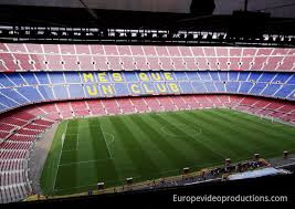 Camp nou is a football stadium in barcelona, spain. Photo Camp Nou Home Stadium Of Fc Barcelona In Catalonia In Spain