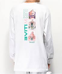 The great ape form is goku's first transformation in dragon ball, taking place only a dozen episodes in. Primitive X Dragon Ball Z Majin Buu Forms White Long Sleeve T Shirt Zumiez