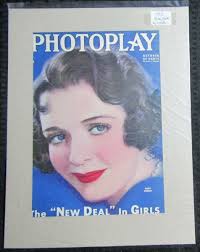 1933 Oct PHOTOPLAY Magazine COVER ONLY FN 6.0 Ruby Keller by Christy
