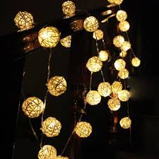 Buy cotton balls fairy lights and get the best deals at the lowest prices on ebay! 5m 20led Warm White Rattan Ball Wicker String Lights Fairy Lamp Weddingfestival Party Fairy Christmas Decoration Light Eu Us Piece Specifications Price Quotation Ecvv Industrial Products