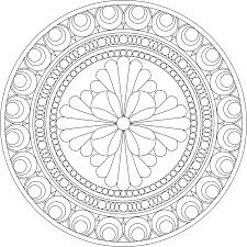 Architectural Inspired Mandala To Color Mandala