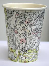 Paul Westcombe Coffee Cup Art Coffee Artwork Coffee Cup Drawing