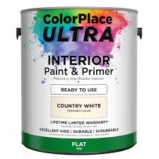 Interior painting estimates and exterior painting estimates are similarly calculated. Colorplace Ultra Interior Paint Primer In One 1 Gallon Walmart Com Walmart Com