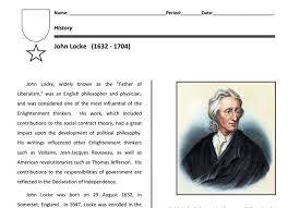 Biography John Locke John Locke Government Lessons Social Contract Theory