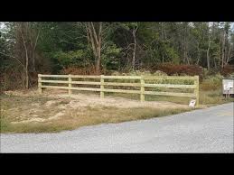 This fence guide explores the details of split rail fences as well as. Building Fence And Gates At Property Entrance Part 1 Of 2 Youtube