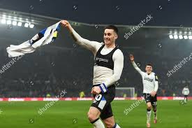 Tom Lawrence Derby County Celebrates After Editorial Stock Photo