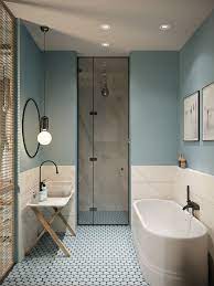 Pastel Colours And Marble In The Bathroom Arredamento Bagno Bagno Interno Arredamento Piccolo Bagno