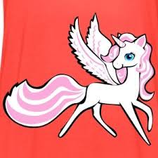 Einhorn Unicorn Pegasus Pferd Pony Mit Flugel Frauen Tank Top Von Bella Ponys Shirt Designs Und Pferde