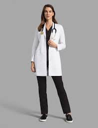Women S Signature Lab Coat In White Lab Coats By Jaanuu Doctor Outfit White Lab Coat Medical Outfit