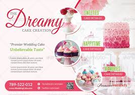 Cake Sweet Icecream Candy Shop Flyer Template Flyer Template Cake Business Cards Flyer