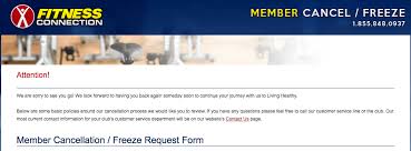 If payments are made by automatic transfer be aware that they require a 30 day notice of. How To Cancel My Fitness Connection Membership Fitnessretro