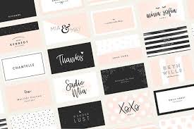Custom design business cards without a hitch. 20 Feminine Business Card Templates By Maggie Molloy On Creativemarket Business Cards Creative Templates Chic Business Card Business Cards Creative