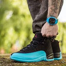 Black And Yellow Jordans 12 On Feet Air Jordan 12 Gamma Blue Popular Sneakers Sneaker Head Air Jordans