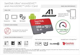 Class a1 pour une lecture rapide et ouverture des apps plus réactive sur. 256gb Sancard 256gb Micro Sd Card Class 10 Microsdxc Ultra Android Memory Card External Devices Data Storage Memory Cards