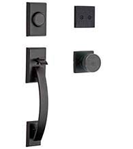 Hinged patio door interior hardware set for a double active door; Door Handlesets Front Door Handlesets Doorware Com