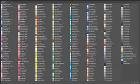 As the skin moves to the shoulder, the lights cause the skin color to shift to a cool highlight color (c). Copic Marker 358 Color Swatches For Photoshop Cc On Behance