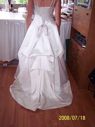 Trains range from the discreet brush and court lengths, which barely trail behind the gown, to regal cathedral and royal lengths, which can extend as much as 10 feet behind the gown's waist. Wedding Dress Alterations Sew It All
