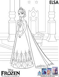 Elsa, the dazzling ice queen from disney's animated classic frozen, lights up this coloring page. Disney S Frozen 2 Printable Color Sheets Highlights Along The Way