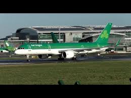 Aer Lingus Asl Airlines Ireland Boeing 757 200 Ei Lbs Takeoff At Dublin Airport Dub Eidw