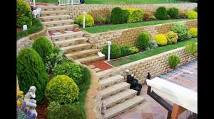 10 Garden Retaining Wall Ideas Stylish And Also Beautiful Sloped Backyard Landscaping Landscaping Retaining Walls Backyard Retaining Walls
