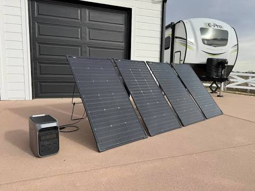 Sun's out? Panel's out. With EcoFlow's portable and foldable solar panel,  you can set it up anywhere under the sun&mdash;at camp, in the garden, or on the  road.