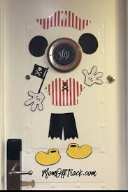 Doorfoto's fabric door wraps make the best pirate decorations for the gasparilla festival. Disney Cruise Door Decoration Ideas Mom Off Track