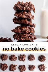 Low Carb No Bake Cookies 2g Net Carbs Cookie Recipe In 2020 No Bake Cookies Keto Dessert Recipes Cookies Ingredients