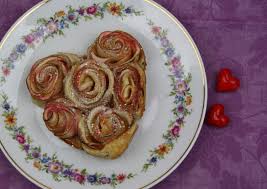 Blatterteig Rosen Kuchen