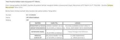 Entdecke rezepte, einrichtungsideen, stilinterpretationen und andere ideen zum ausprobieren. Pengalaman Mengikuti Seleksi Great People Trainee Program Gptp Vii Telkom Indonesia 2018 Ulil Albab Rabbani S Blog