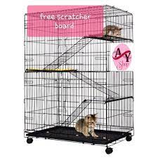 Sebagai contoh tempat tidur kucing, pohon kucing, bahkan mainan khusus kucing. Harga Kandang Kucing Tingkat Terbaik Hobi Koleksi Juli 2021 Shopee Indonesia