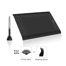 Amazon Com Huion H610pro V2 Painting Drawing Pen Graphics Tablet With Battery Free Stylus Tilt Function And 8192 Pressur Graphics Tablet Tablet Drawing Tablet