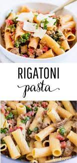 Rigatoni Pasta With Creamy Bolognese Sauce I Heart Naptime Recipe Yummy Pasta Recipes Rigatoni Pasta Pasta Dishes