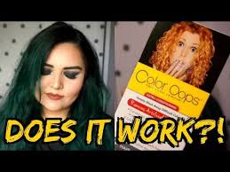 Lighter colors and splotchy hair dye might come out in as little as ten minutes. Does It Work Color Oops Hair Dye Remover Youtube