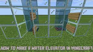 This is the traditional way and also one of the oldest ways of doing so. How To Make A Water Elevator In Minecraft Hitech Panda