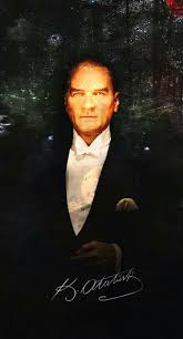 Mustafa Kemal Ataturk Duvar Resimler Denizkizi Sanati
