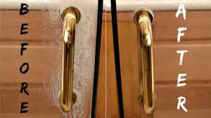 The steps to cleaning glass shower doors with vinegar and baking soda are as follows: How To Clean Glass Shower Doors With Lemon Does It Really Work Youtube