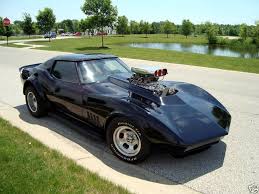 Stingray Vette With A Big Blower Corvette Vette Corvette C3