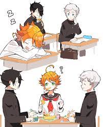 This book will be consisting of doujinshi's and fanarts. Emma Norman And Ray Yakusoku No Neverland Drawn By Joman Danbooru
