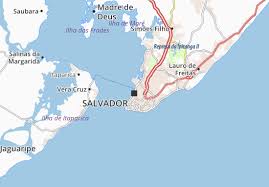 Founded in 1549, salvador was the capital in the heyday of the slave trade. Michelin Landkarte Salvador Stadtplan Salvador Viamichelin