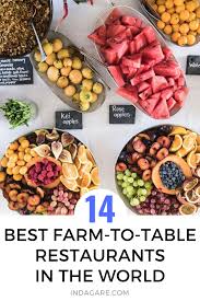 14 Best Farm To Table Restaurants In The World Foodie Destinations Foodie Travel Foodie