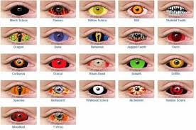 Crazy Color Contacts Halloween Contact Lenses Color Contacts For Halloween Colored Contacts