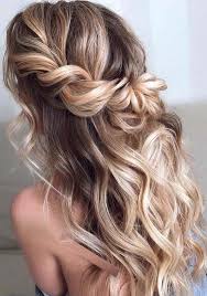 Looking for ideas to style your long hair for your prom? Searching For Fresh Ideas Of Half Up Half Down Braid Balayage Hair Colors And Highlights To Show Off In Summer Seas Hair Styles Prom Hair Down Long Hair Styles