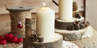Ils donnent un aspect rustique et naturel très agréable. Transformer Des Rondins En Bois En Bougeoirs Marie Claire