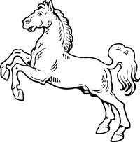 رسم و تلوين حصان جميل صور حصان للتلوين Horse Clip Art Farm Animal Coloring Pages Horse Coloring Pages
