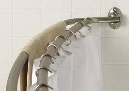 Make sure the curtain is on top of the liner, closest to you. Best Shower Curtain Rod For Tile Reviews Shower Island