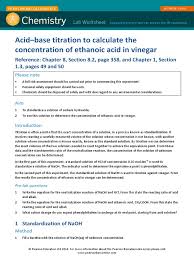 Worksheet 23 strong acid strong base titrations a. Acid Base Titration Titration Chemistry