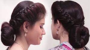 Pin On Saree Hairstyle For Engagement Bun Hairstyles For Long Hair Bun Hairstyles Easy Bun Hairstyles