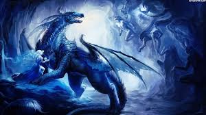 Black And Blue Dragon Wallpaper 3d Fantasy Dragon Wallpaper Dragones Imagenes De Dragon Criaturas De Fantasia